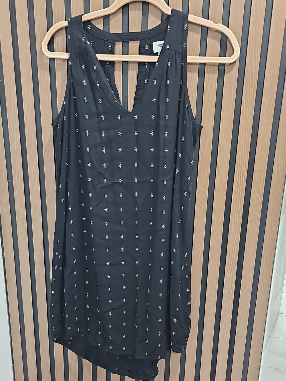 Old Navy Sleeveless Pull On Black Mini Dress Size Small